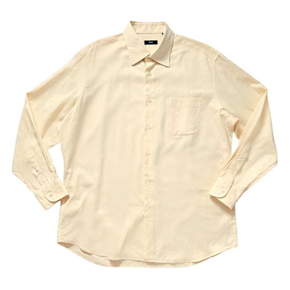Hugo Boss Yellow Shirt | Size 17 - Picture 1 of 3
